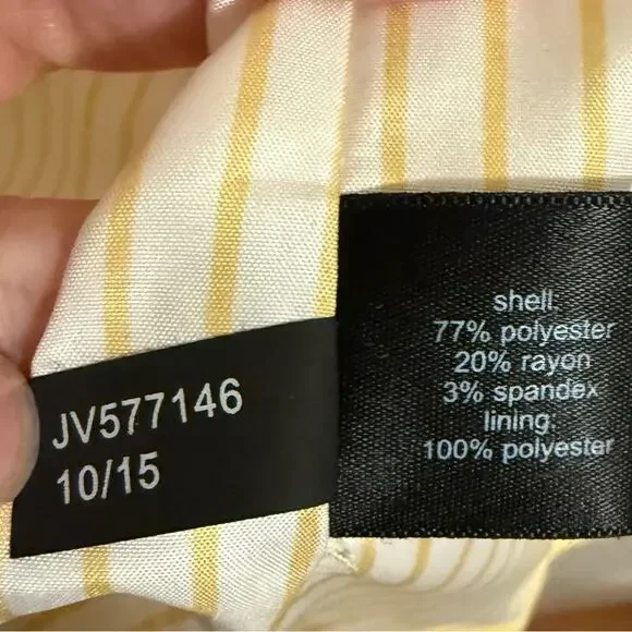 The Limited Yellow Blazer Jacket Size L - Picture 6 of 11